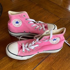 Hot Pink Converse High-tops